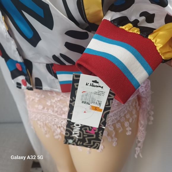 MEMBERS ONLY SIZE S Colorful Graphic Women's Jacket - Picture 4 of 16